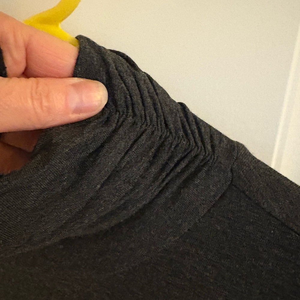 Alfani dark gray turtleneck with ruched sleeves - Picture 7 of 13